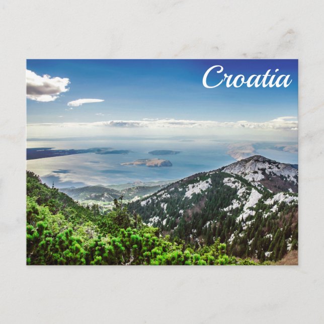 Vista del mar desde la postal de las montañas (Anverso)