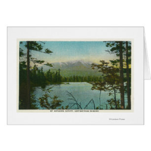 Vista del Monte Katahdin, el pico más alto de Main