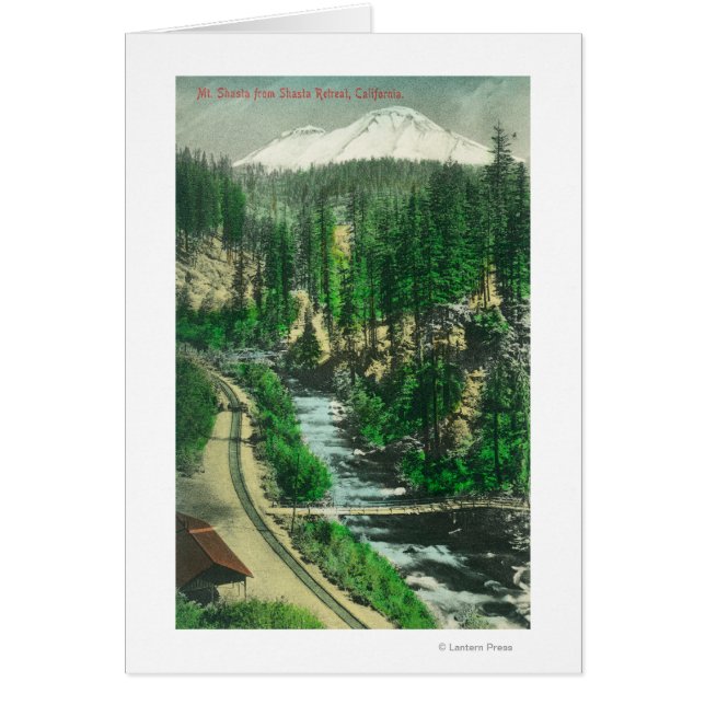 Vista del Monte Shasta de la Retirada de Shasta (Frente)