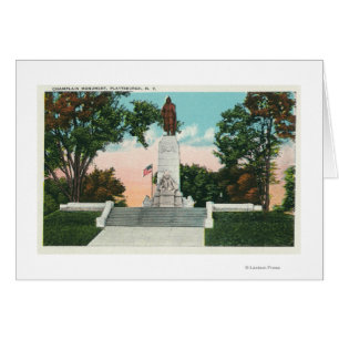 Vista del monumento a Champlain