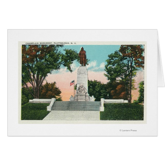 Vista del monumento a Champlain (Anverso (Horizontal))