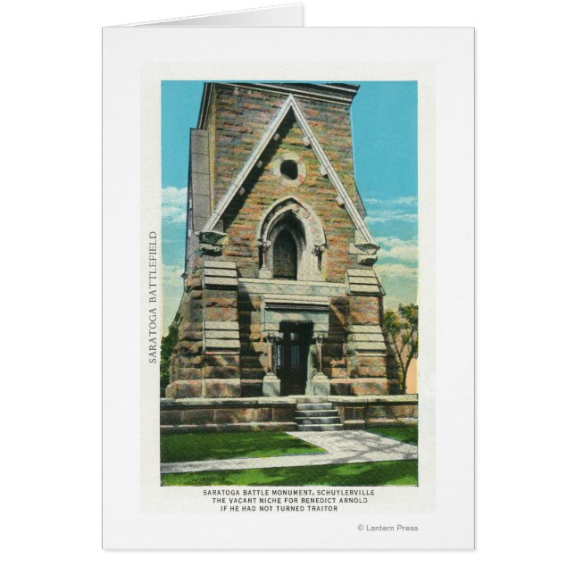 Vista del monumento a la batalla de Saratoga (Frente)