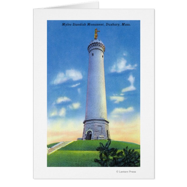 Vista del monumento a Myles Standish (Frente)