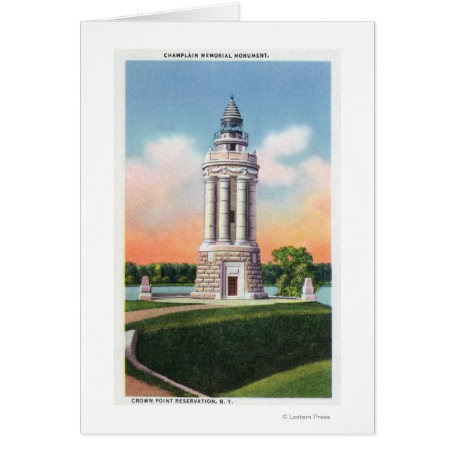 Vista del monumento conmemorativo de Champlain (Frente)