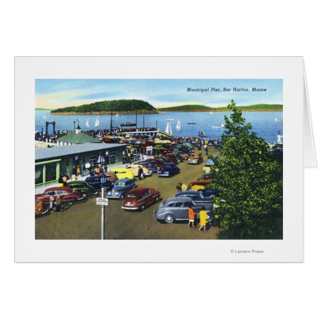 Vista del muelle municipal (Anverso (Horizontal))