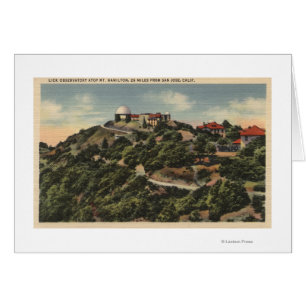 Vista del Observatorio Lick sobre el Monte Hamilto