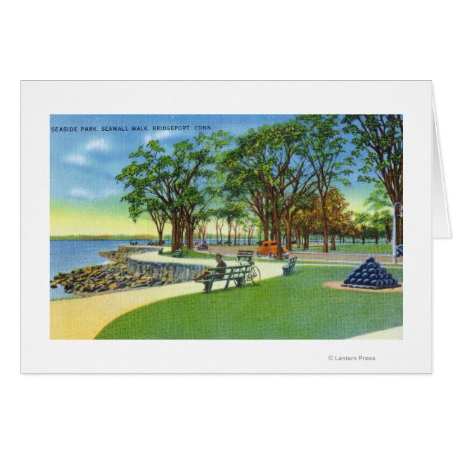 Vista del parque costero de la caminata por el mar (Anverso (Horizontal))
