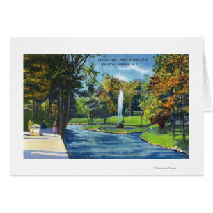 Vista del parque del géiser