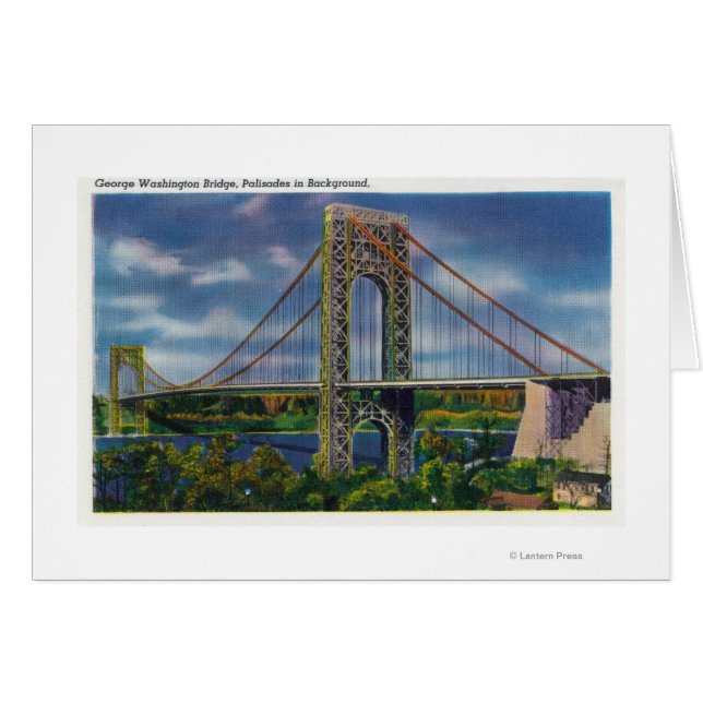Vista del puente de George Washington (Anverso (Horizontal))