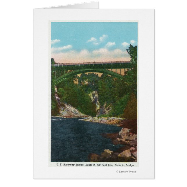 Vista del puente Hwy de Estados Unidos, Ruta 9 (Frente)