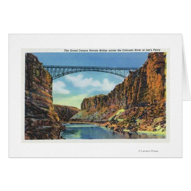 Vista del puente Navajo en el ferry de Lee (Anverso (Horizontal))