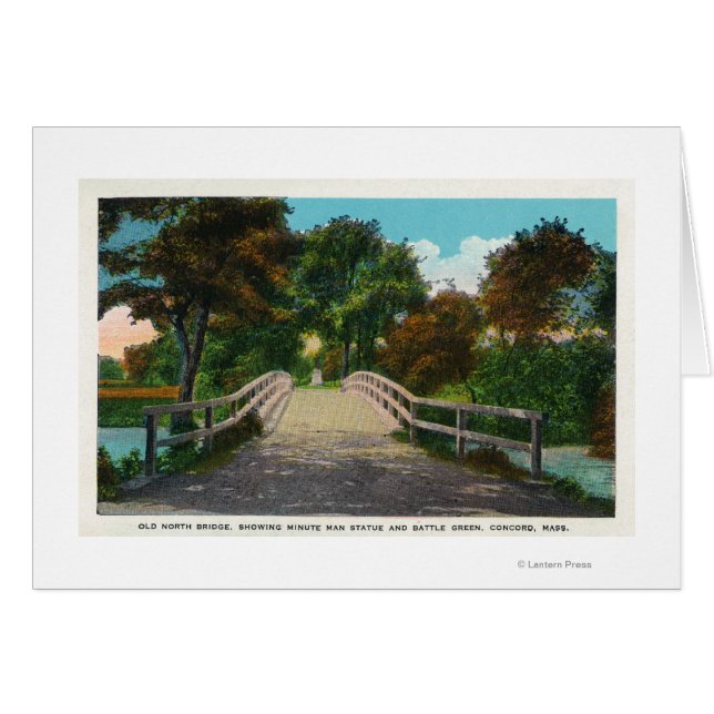 Vista del puente norte antiguo de la estatua del h (Anverso (Horizontal))