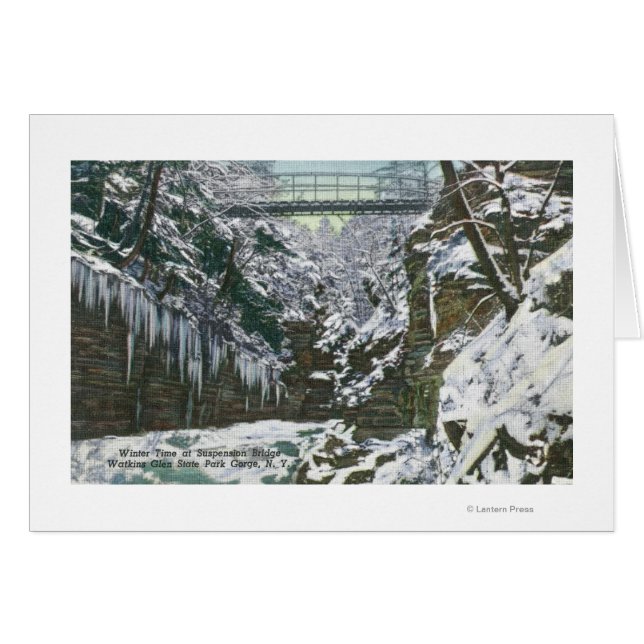 Vista del puente sobre la suspensión de la gargant (Anverso (Horizontal))