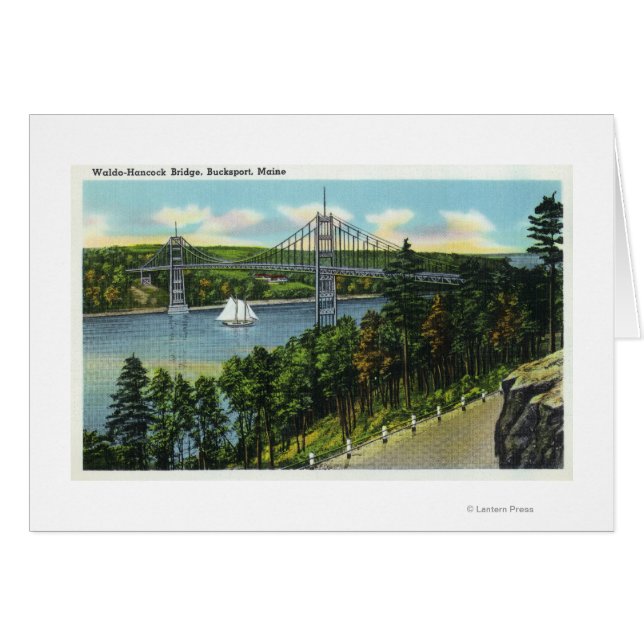 Vista del puente Waldo-Hancock (Anverso (Horizontal))