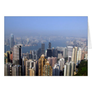 vista del puerto de hong kong