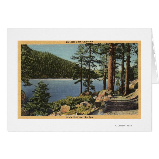 Vista del sendero de Bridle cerca de la represa (Anverso (Horizontal))