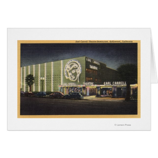 Vista del Teatro-Restaurante Earl Carroll (Anverso (Horizontal))