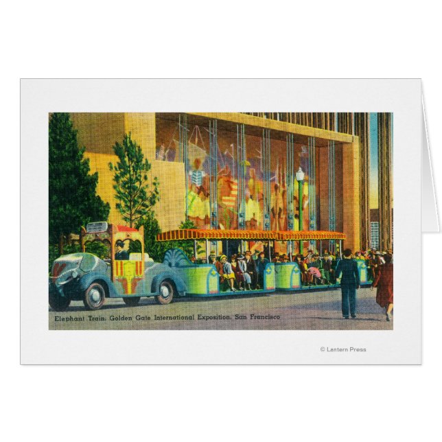 Vista del tren Elefante (Anverso (Horizontal))