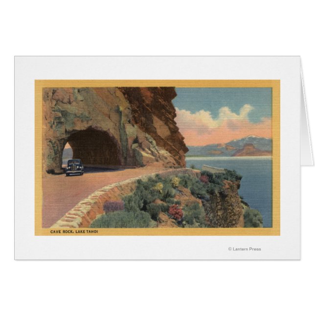 Vista del Túnel de Roca Cave desde Hwy (Anverso (Horizontal))