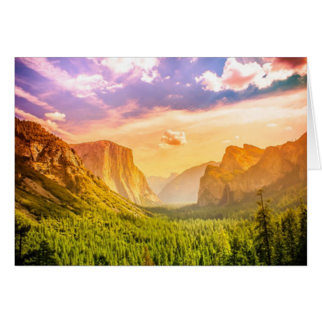 Vista del Túnel del Parque Nacional Yosemite (Anverso (Horizontal))