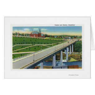 Vista del viaducto y del exterior del arsenal