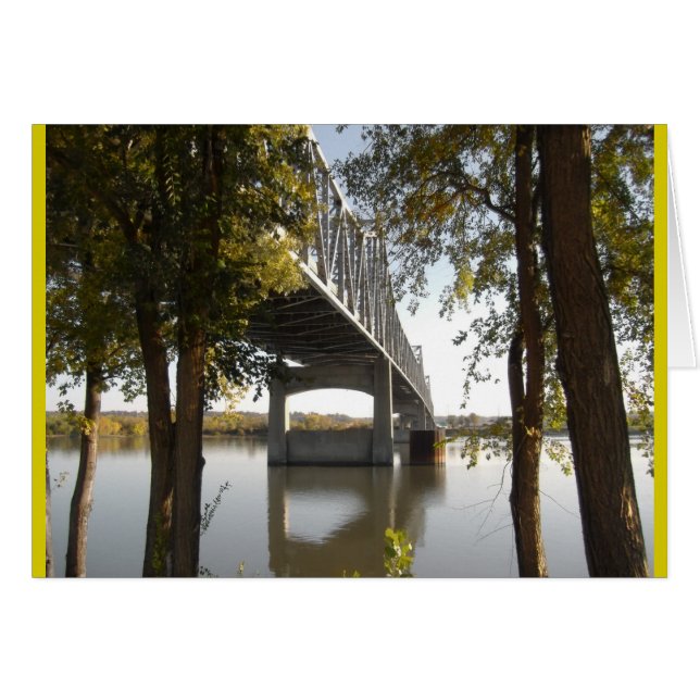 Vista desde el frente del río Peoria IL (Anverso (Horizontal))