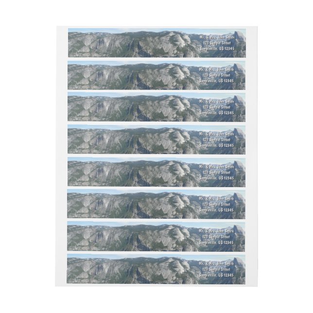 Vista desde el punto del glaciar en el Parque Naci (hoja)