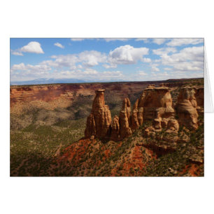 Vista desde el sendero Canyon Rim en el Monumento