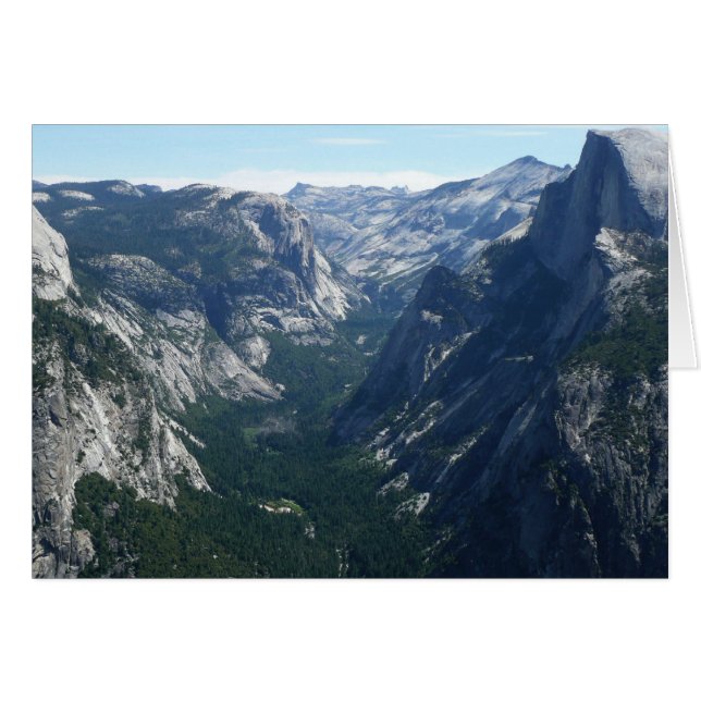 Vista desde Glacier Point en el Parque Nacional Yo (Anverso (Horizontal))