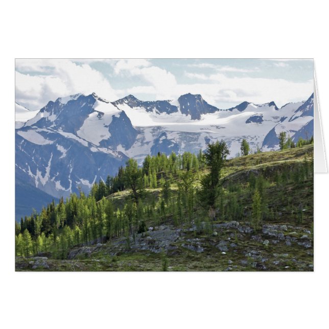 Vista desde Monica Meadows, BC, Canada Card (Anverso (Horizontal))