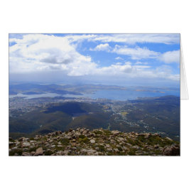 Vista desde Mount Wellington, Tasmania, Card