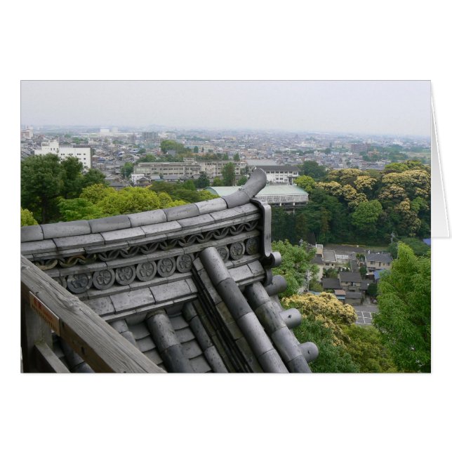 Vista desde un castillo japonés (Anverso (Horizontal))
