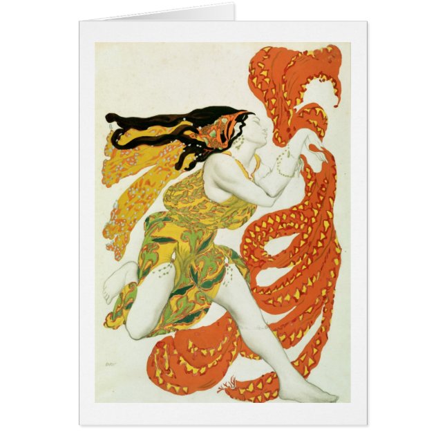 Vista el diseño para una bacante en 'Narcisse (Frente)