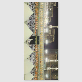 Vista en la azotea de los peregrinos del Hajj en l