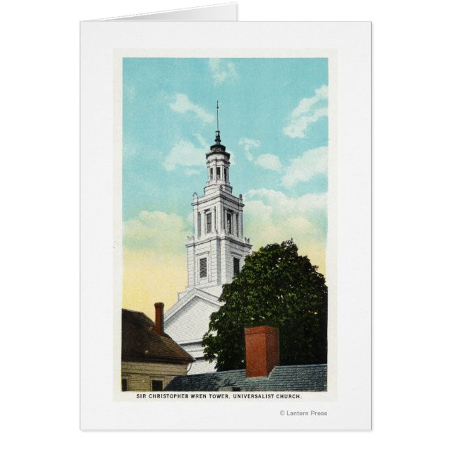 Vista en torre de Sir Christopher Wren (Frente)