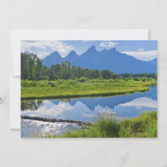 Vista escénica de montañas (Anverso)