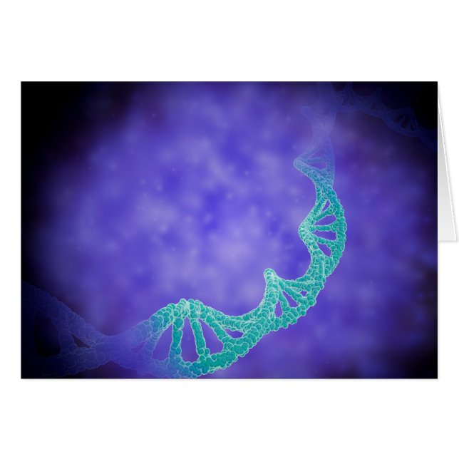 Vista Estilizada De Las Extrañas Del ADN Humano (Anverso (Horizontal))