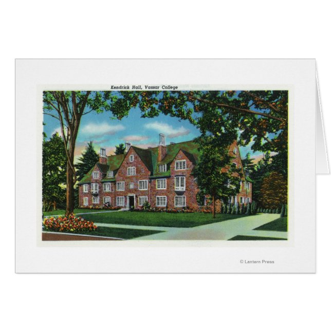 Vista exterior de Kendrick Hall, Vassar College (Anverso (Horizontal))