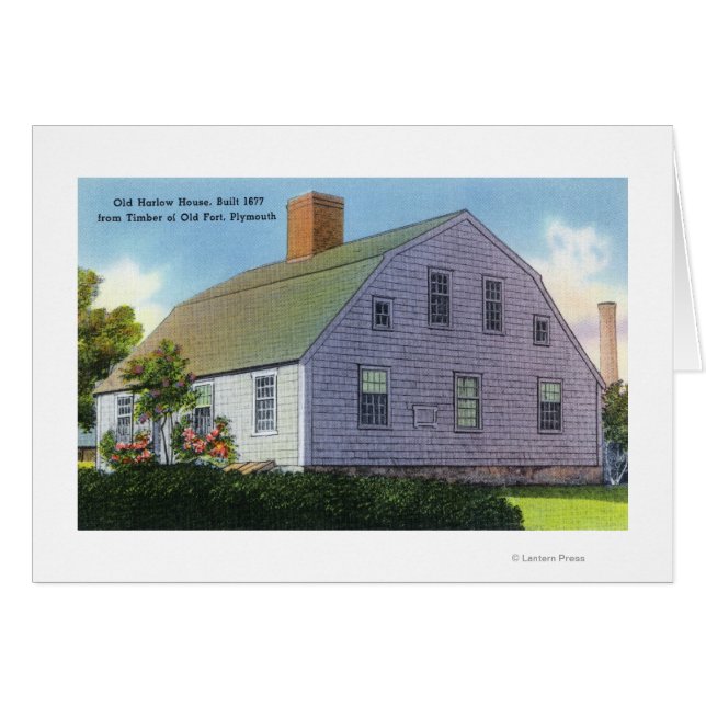 Vista exterior de la antigua casa Harlow (Anverso (Horizontal))