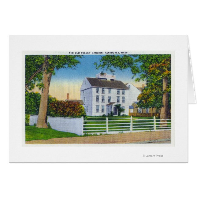 Vista exterior de la antigua mansión Folger (Anverso (Horizontal))