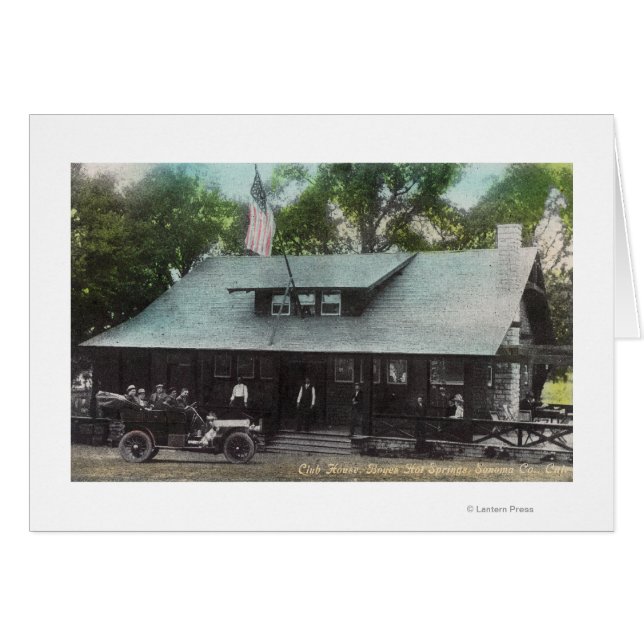 Vista exterior de la Casa Club (Anverso (Horizontal))