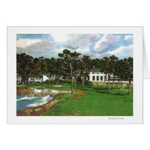 Vista exterior de la casa de campo de Pebble Beach