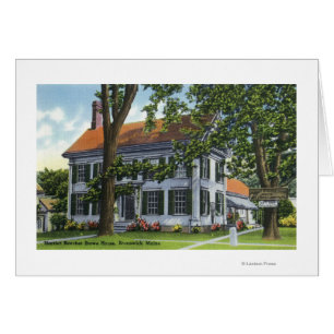 Vista exterior de la casa Harriet Beecher Stowe