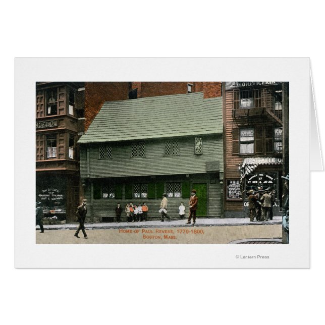 Vista exterior de la casa Paul Revere # 4 (Anverso (Horizontal))