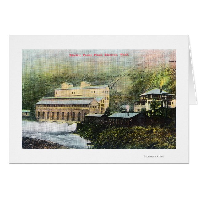 Vista exterior de la central eléctrica (Anverso (Horizontal))