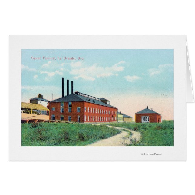 Vista exterior de la fábrica de azúcar (Anverso (Horizontal))