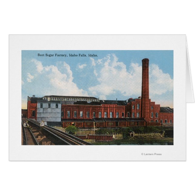 Vista exterior de la fábrica de azúcar de remolach (Anverso (Horizontal))