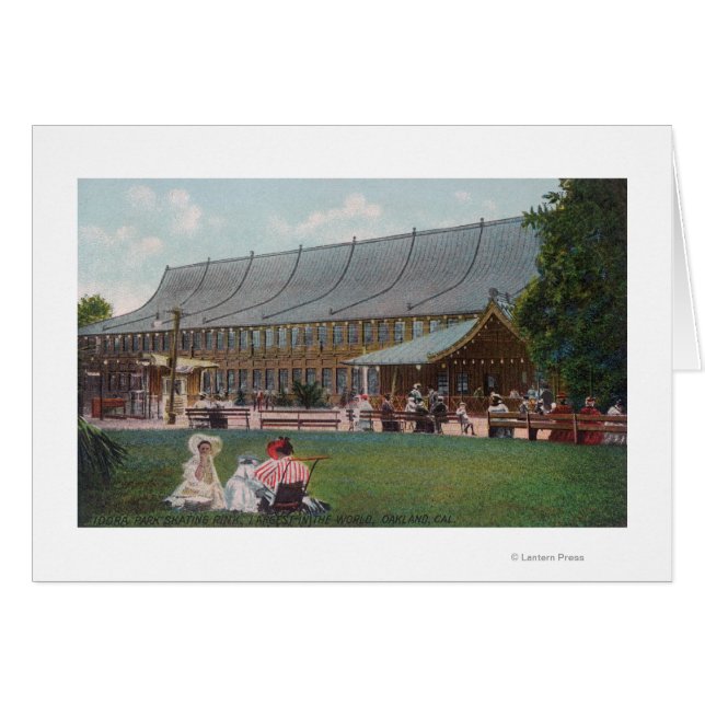 Vista exterior de la pista de patinaje sobre el pa (Anverso (Horizontal))