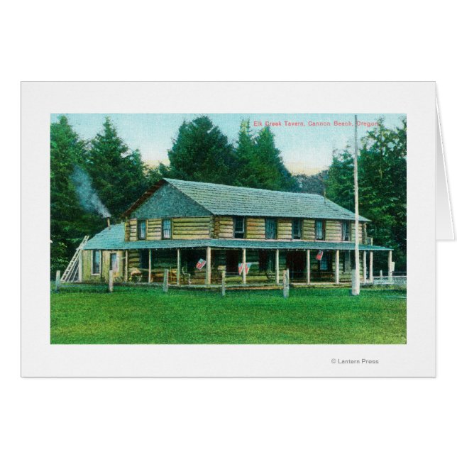 Vista exterior de la taberna Elk Creek (Anverso (Horizontal))