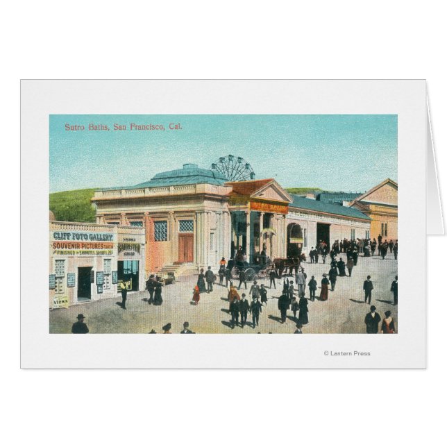 Vista exterior de los baños de Sutro (Anverso (Horizontal))